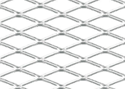 Racing Grill - Rombo medio 6x12 mm - 100x33 cm - Lucido