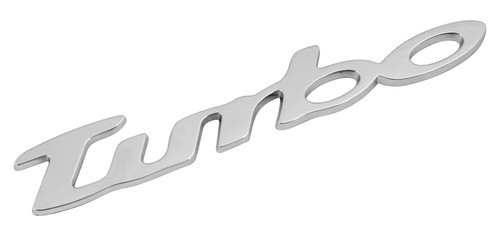Emblema 3D cromato - Turbo