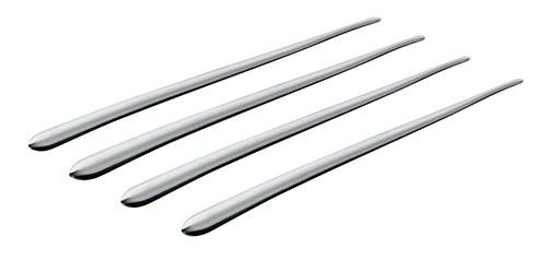 Mirror-Trims 4, decorazioni adesive cromate, 4 pz - 170 mm