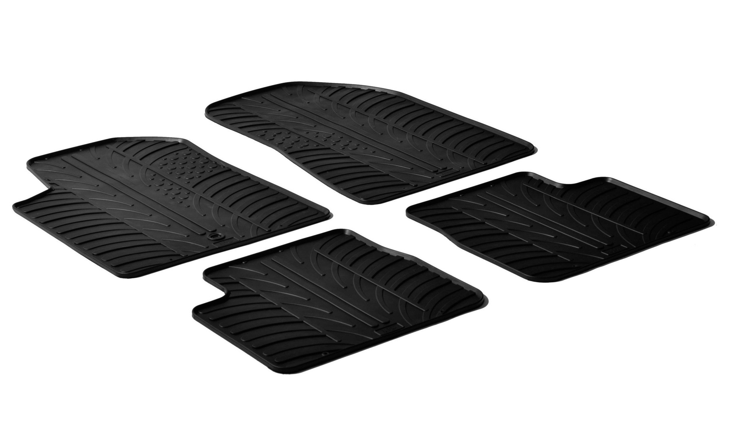 Set tappeti su misura in gomma -  Alfa Romeo Giulietta (4/10>)