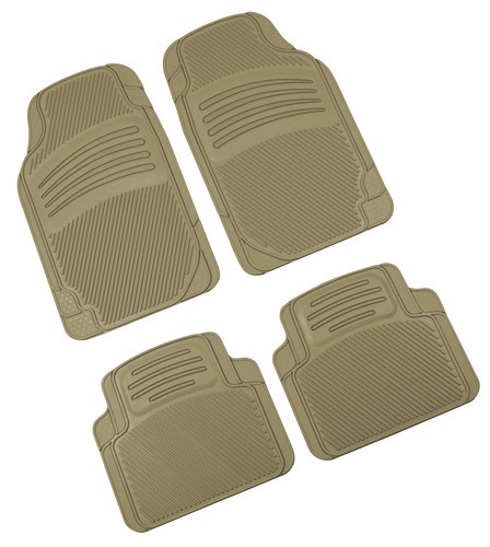 Nippo, tappeti di alta qualitá in pvc, set 4 pz - Beige
