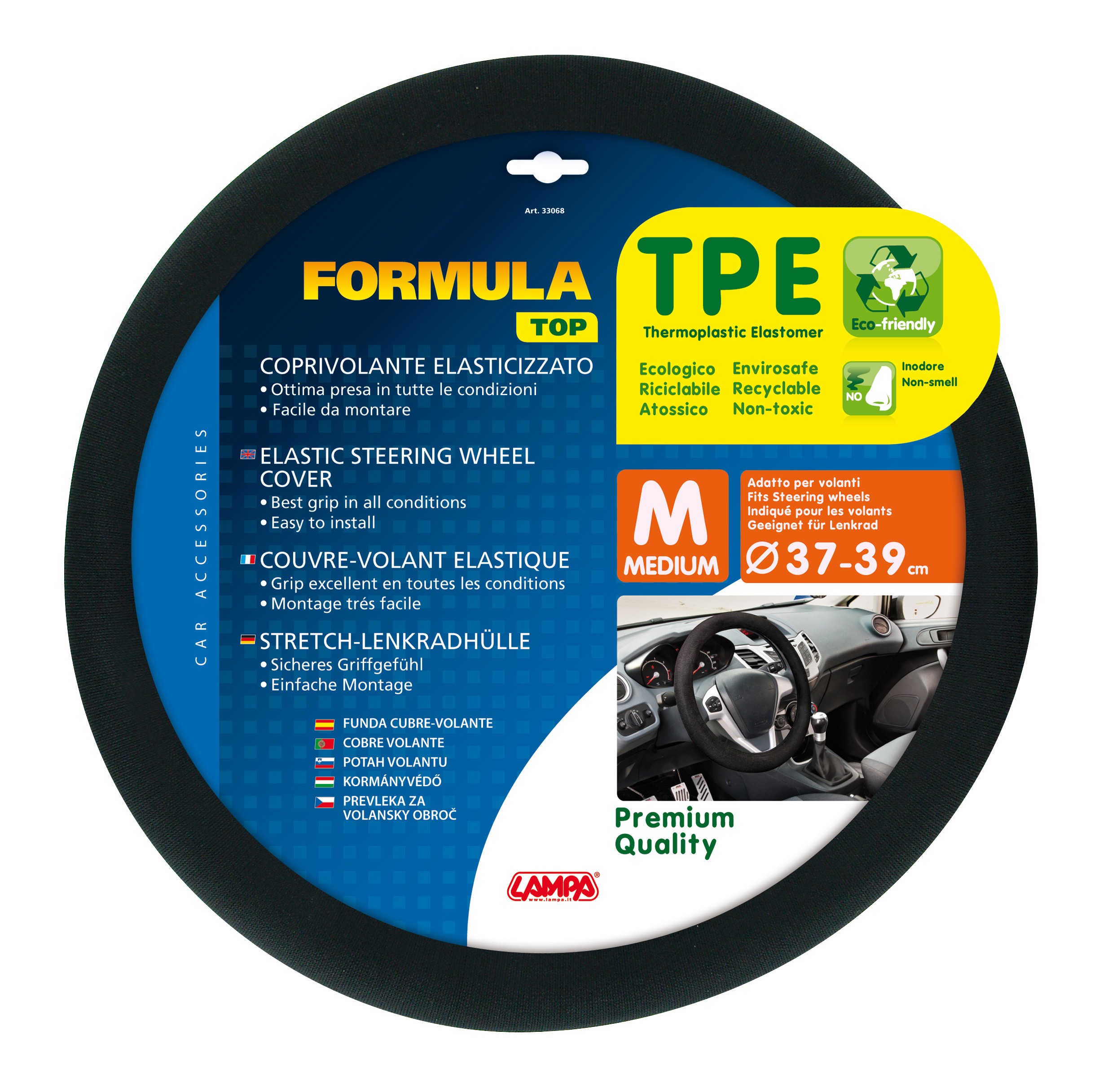 Formula Top, coprivolante in TPE - M - Ø 37/39 cm