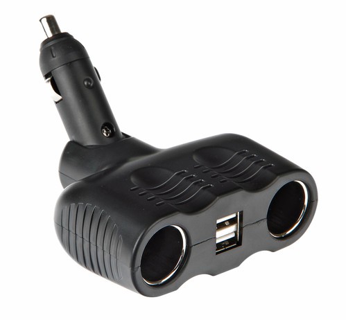 Duo-4, presa accendisigari doppia con USB - 12/24V