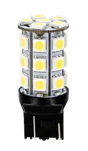 12V Hyper-Led 81 - 27 SMD x 3 chips - (W21/5W) - W3x16q - 1 pz  - D/Blister - Bianco