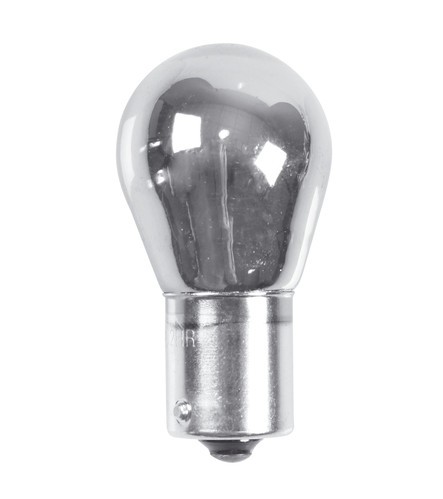 12V Lampada 1 filamento - P21W - 21W - BA15s - 2 pz  - D/Blister - Cromo/Rosso