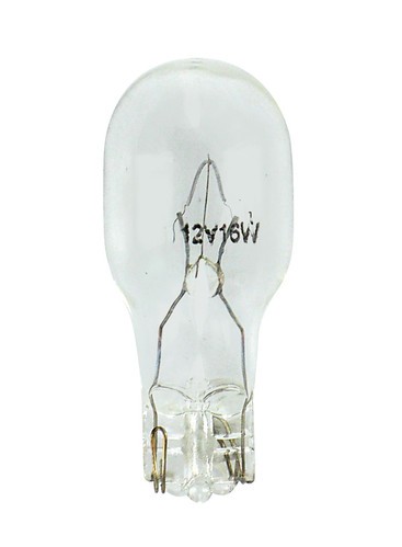 12V Lampada con zoccolo vetro - W16W - 16W - W2,1x9,5d - 2 pz  - D/Blister