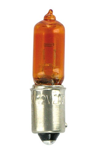 12V Lampada alogena micro - HY21W - 21W - BAY9s - 2 pz  - D/Blister - Arancio