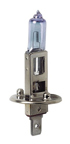 12V Lampada alogena Xenon - H1 - 55W - P14,5s - 2 pz  - Scatola Plast.