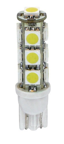 12V Hyper-Led 39 - 13 SMD x 3 chips - (T10) - W2,1x9,5d - 2 pz  - D/Blister - Bianco