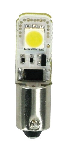 12V Hyper-Led 6 - 2 SMD x 3 chips - Bifocus - BAX9s - 2 pz  - D/Blister - Bianco - Resistenza incorporata