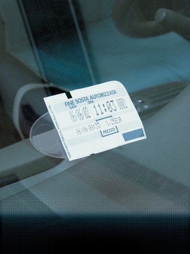 Parking Clip, portascontrino parcheggio