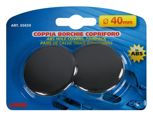 Coppia borchie copriforo - Ø 40 mm