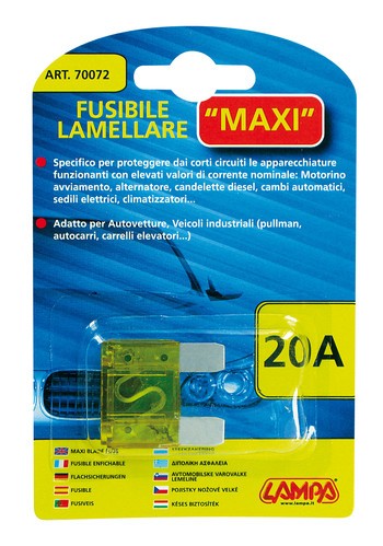 FUSIBILE LAMELLARE MAXI (1PZ)