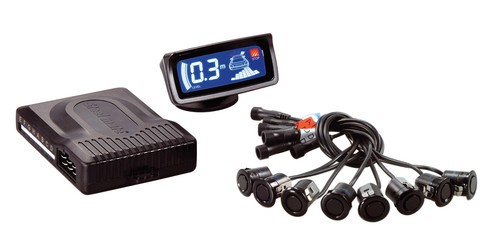 PTS800V3, kit 8 sensori parcheggio con display, 12V