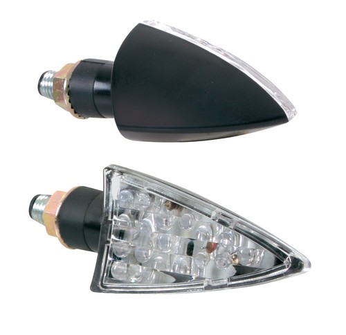 Spike, indicatori di direzione - 12V LED - Nero