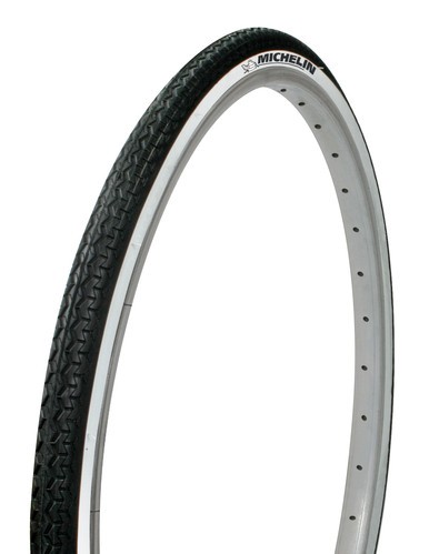 Pneumatico Michelin World Tour - 26 x 1 3/8 - Nero/Bianco