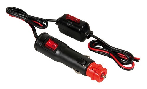 Spinotto per presa accendisigari con fusibile esterno - 12/24V - 10A
