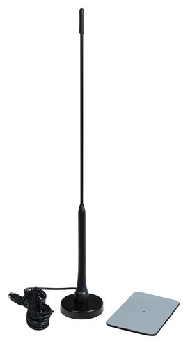 Antenna TV a stelo con ricezione analogica e digitale terrestre - 410 mm