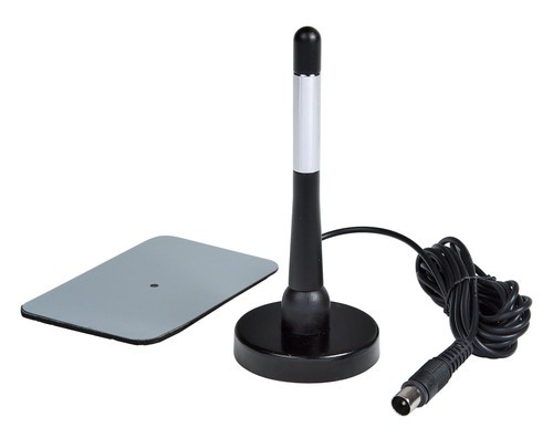 Antenna TV a stelo con ricezione digitale terrestre - 120 mm