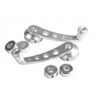 Kit leve alzacristalli - 10 cm - Alluminio, curve