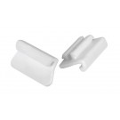 Set 20 clips centrali - Bianco