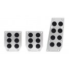 Hi-Grip, set 3 pedali - Alluminio