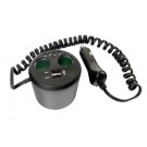 Power Cup 3 in 1, presa accendisigari multipla e tester batteria 1 12V+USB