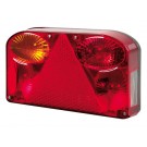 Deluxe, fanale posteriore 8 funzioni 12V - Sinistro