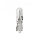 12V Lampada con zoccolo vetro - T5 - 1,2W - W2x4,6d - 2 pz  - D/Blister