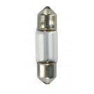 12V Lampada siluro - 8x28 mm - 10W - SV7-8 - 2 pz  - D/Blister