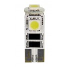 12V Hyper-Led 9 - 3 SMD x 3 chips - (T10) - Trifocus - W2,1x9,5d - 2 pz  - D/Blister - Bianco - Resistenza incorporata