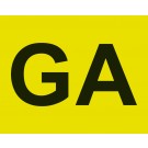 Contrassegno GA (Guida Accompagnata)  - Anteriore