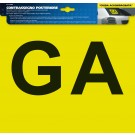 Contrassegno GA (Guida Accompagnata)  - Posteriore