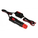 Spinotto per presa accendisigari con fusibile esterno - 12/24V - 10A
