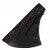 Cuffia in pelle leva freno a mano nera - Rosso