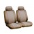 Glamur, coppia coprisedili anteriori in jacquard, universali - Beige
