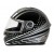 Kio casco integrale Koji fiberglass - Nero - XL