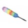 Piumino elettrostatico multicolor