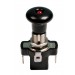 Interruttore tira/spingi a led - 12V - Rosso - 10A