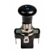 Interruttore tira/spingi a led - 12V - Blu - 10A