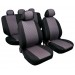 Diago, set fodere coordinate in jacquard - Nero