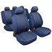 Diago, set fodere coordinate in jacquard - Blu