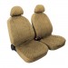 Miky, coppia coprisedili anteriori in microfibra, universali - Beige
