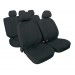Miky, set fodere coordinate in microfibra - Nero
