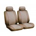 Glamur, coppia coprisedili anteriori in jacquard, universali - Beige