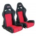 Race-Pro, coppia sedili sportivi - Rosso